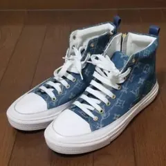 【美品】ルイヴィトン　ステラーライン ハイカット スニーカー 　モノグラム　44