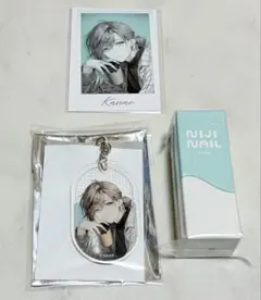 にじネイル 叶 ネイルポリッシュ チェキ風カード アクキーセット