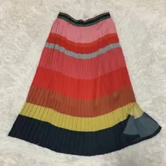 24ss ポールスミス ロングスカート フレア aらいん ストライプ バイ