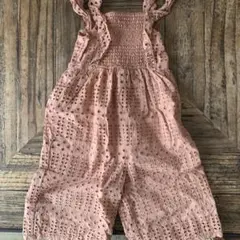 next 3〜4yrsオールインワン ピンク 刺繍