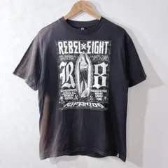 REBEL8 Tシャツ　半袖　カットソー　メンズ　M ブリーチ加工　古着のサムネイル