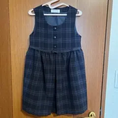 CHOPIN チェック柄 ジャンバースカート