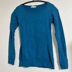 Forever（フォーエバー） 【S】ブルーグリーン カットソー　シンプル