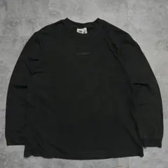 は*ち様 adidas originals 長袖Tシャツ ロンT ブラック 刺繍