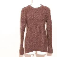 【美品】 BEAMS HEART ビームスハート 長袖ニット ケーブル編み