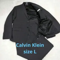 Calvin Klein ダークグレー ビジネススーツ XL 〜　ウエスト大きめのサムネイル