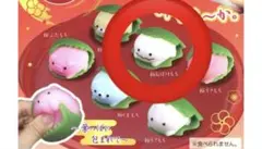 のびーる桜もち&柏もち 柏おばけもち 新品未使用 かしわもち スクイーズ ガチャ