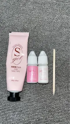 ネイルチップ専用接着ジェル＆ネイルグルー(＋オフ)