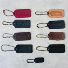 コーチ チャーム キーホルダー タグ レザー まとめ セット 50点 バッグ