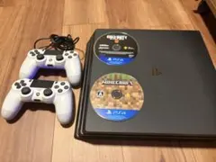 PlayStation 4pro 1TB コントローラー×2 ソフト2本