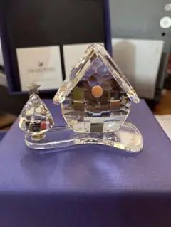 Swarovski置物 牡鹿 と木 - メルカリ