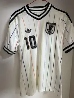 サッカー日本代表 アウェイ 堂安選手Lサイズ - メルカリ