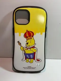 iFace iPhone14用 くまのプーさん　王様プーさん