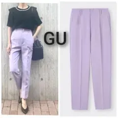 GU/ジーユー ハイウエストテーパードパンツ