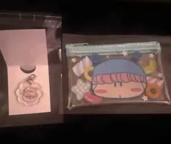 ミルモでポン！ フラットポーチ ムルモ　アクリルチャーム　リルム