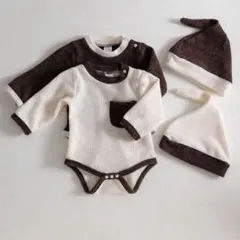 ベビーロンパース9-12M2点セット