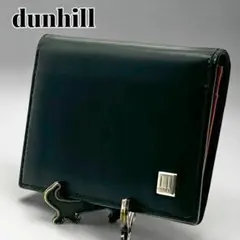 ダンヒル 名刺入れ ブラック レザー カードケース メンズ ビジネス