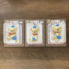 ぽすくま フィギュアストラップ　３種類セット ケース入り