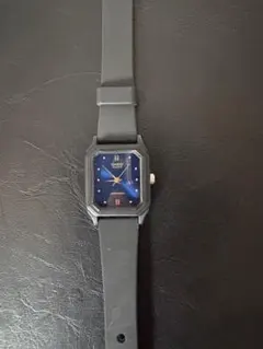 CASIO レディース 腕時計 スクエア ネイビー