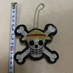 海賊王　ワンピース　海賊旗　チャーム　キーホルダー　ストラップ　キラキラ