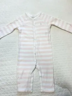 ラルフローレン　ロンパース　75cm 9M 女の子　ボーダーのサムネイル