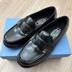 ENTRY ブラック ローファー23.0cm