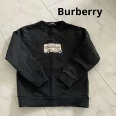 Burberry バーバリー チェック バス トレーナー 黒　男の子　女の子のサムネイル