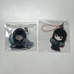 時透無一郎 鬼滅の刃 ラバーストラップ アクリルキーホルダー