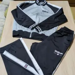 Wilson ジャージ上下セット グレー/ブラック　Мサイズ