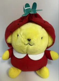 レア　ポムポムプリン ぬいぐるみ 苺 サンリオ sanrio いちご 着ぐるみ