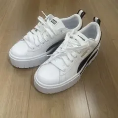 PUMA プラットフォームスニーカー ホワイト/ブラック　新品