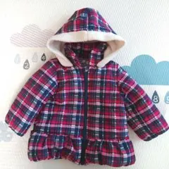 チェック柄アウター 90cm キムラタン Bobson