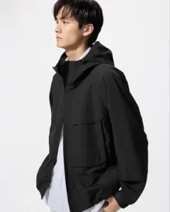 UNIQLO ウインドプルーフパーカー黒 Lサイズ