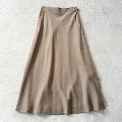 23区 ロング フレア スカート ベージュ 36 美品 上品