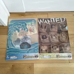 新品未開封品 ワンピース 一番くじ F賞 クリアファイルセット 2種