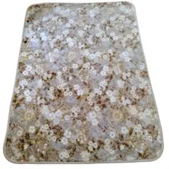 花柄フリース　羽織りにもなるブランケット