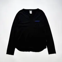 agnès b. homme Contrast Pocket Vネック ロンT