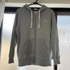 FILA グレー ジップアップパーカー LLサイズ