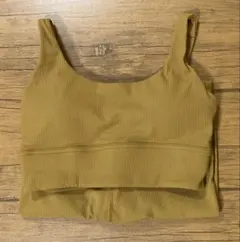 STRIヨガウェア　ヨガウェア　フィットネスウェア セットアップ　S　マスタード