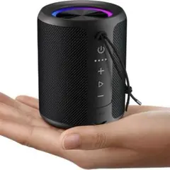 Bluetoothスピーカー 小型 防水耐衝撃15時間再生可能 RGBライト搭載