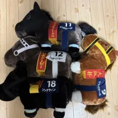サラコレ競走馬 ぬいぐるみ 7体　まとめ売り　［バラ売り可］ サラコレ競走馬 ぬいぐるみ 7体 まとめ売り ［バラ売り可］ - メルカリ
