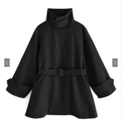 ベルト付きマルチWayフェイクウールコート［fo1762］