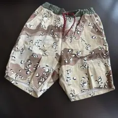 デニムダンガリー ハーフパンツ 140