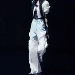 melt the lady⭐︎waist adjust pantsブルーデニム melt the lady⭐︎waist adjust pantsブルーデニム