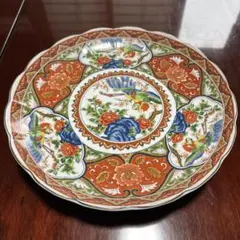 【値段交渉可】色鮮やかな花と鳥のデザインの皿