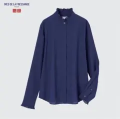UNIQLO ユニクロ イネス コットンフリルシャツ