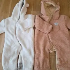 フリースロンパース 90