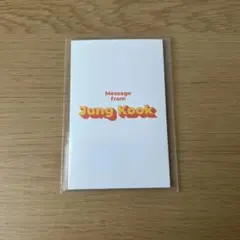 BTS Jung Kook グク butter メッセージカード