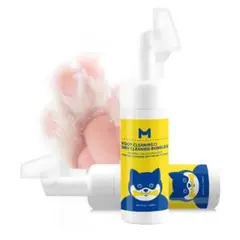 강아지 풋 워시 폼, 고양이 풋 워시 폼, 강아지 및 고양이 풋 워시 브러쉬 (150ml, 2팩)