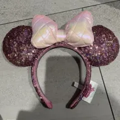 ディズニー ミニーマウス風 スパンコールカチューシャ